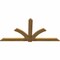 Ekena Millwork Redmond Rough Sawn Timber Gable Bracket, Western Red Cedar, 96"W x 48"H x 2"D x 6"F, 12/12 Pitch GBW096X48X0206RED00RWR - alternate 5